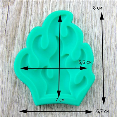 Силиконовый молд Пламя