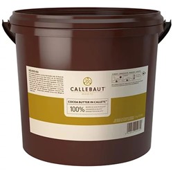 Какао масло в галетах / каллетах / дропсах,  3 кг (Callebaut)