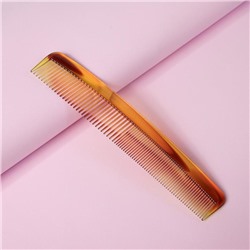 Расчёска комбинированная, 22,5 × 4,5 см, цвет янтарный