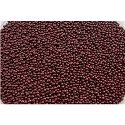 Посыпка кондитерская шарики коричневые 1-2 мм 100 г