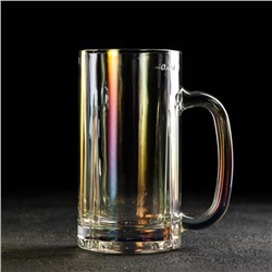 Кружка стеклянная пивная «Эйдж», 450 мл, цвет хамелеон