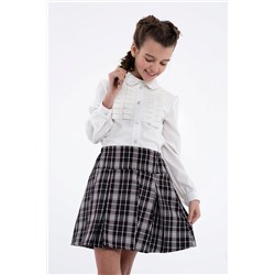 Серая школьная юбка, модель 0315/1
