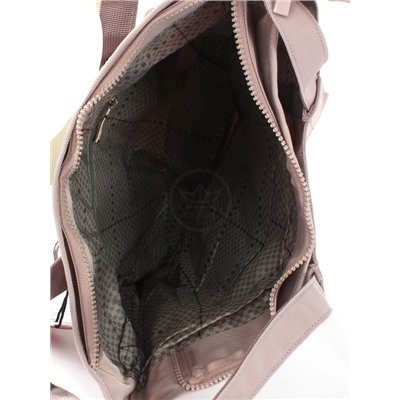 Сумка женская текстиль CF-0470,  (рюкзак-change),  1отдел,  сирень 254403