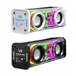 Беспроводная светомузыкальная колонка V8 RGB BT5.3 dual 10W speaker оптом