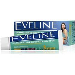 Крем для депиляции Eveline Cosmetics Ультрабыстрый 3мин Алоэ и Персик, 125 мл