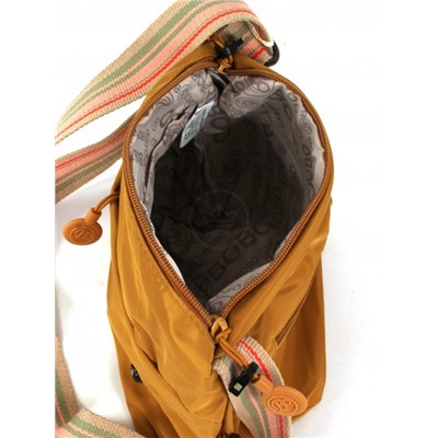 Сумка женская текстиль BoBo-5020-3,  1отд,  плечевой ремень,  горчица 261944