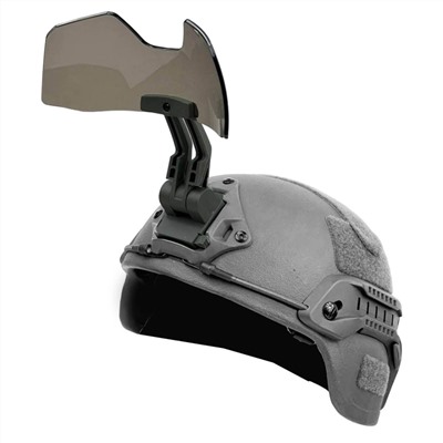 Откидные флип очки с кронштейном для тактического шлема (олива), №786