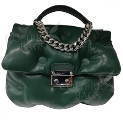 Женская стеганая сумка XINTY. Темно-зеленый.