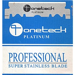 Лезвия д/бритья профессиональные односторонние Onetech Profession Platinum (для шаветок), 100 шт.в картоне