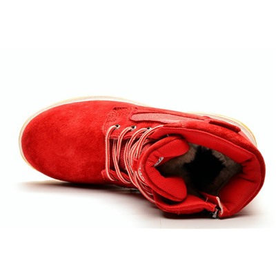 Baas DB5073-8K Ботинки красн замша+текстиль, подклад комби (нат+иск) мех