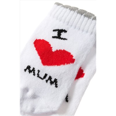 Носки для девочек "love mum"