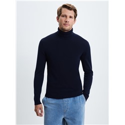 свитер мужской темно-синий