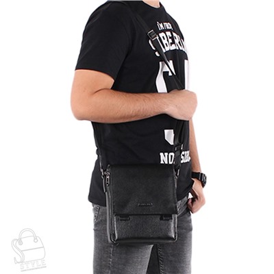 Сумка мужская кожаная 3357-2H black Heanbag