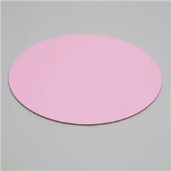 Подложка усиленная розовая (толщина 3,2 мм) 260мм