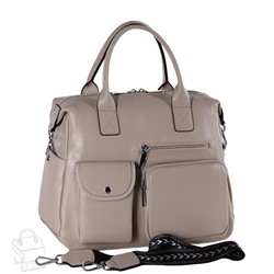 Сумка женская кожаная 5568G beige Vitelli Grassi в Новосибирске