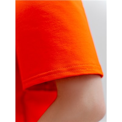 Костюм спортивный женский с шортами К 111 (Оранжевый)