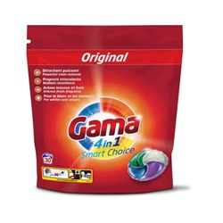 Капсулы для стирки GAMA Universal Smart Choice 4в1 универсальные 18 шт гипоаллергенные (Испания) 50002252