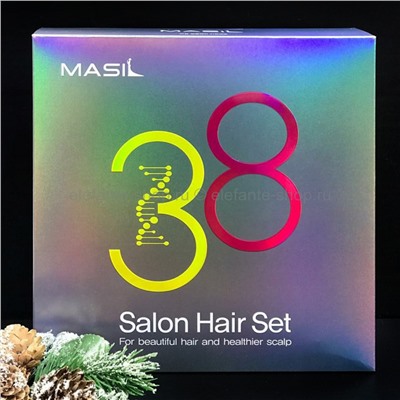 Набор для восстановления волос с кератином и коллагеном Masil Salon Hair Set 4in1 (125)