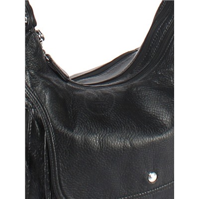 Сумка женская искусственная кожа Guecca-1676  (рюкзак change),  2отд,  черный 246929