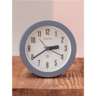 Часы-будильник "Honey time", gray (10х10 см)