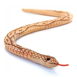 Змея деревянная 50 см