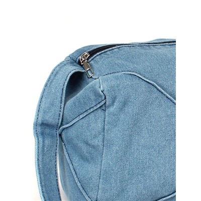 Сумка женская текстиль JN-76-8164,  1отд,  плечевой ремень,  голубой jeans 260092