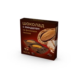 Шоколад на финиковом пекмезе с миндалём, 70 г