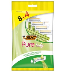 Станок для бритья одноразовый BiC Pure-3 Lady (12шт.) для женщин