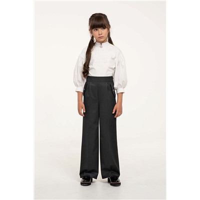 Серые брюки для девочки, модель 0425