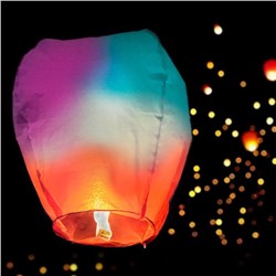 Небесный фонарик "Фонарь желаний" (многоцветный)