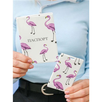 Держатель для карт «Purple flamingo» (6,5 х 10,4 см)