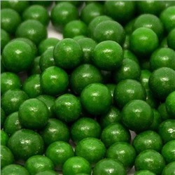 Посыпка драже сахарное в глазури «Зеленый глянец» d5мм, 100 гр (Сахарный декор)