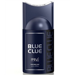 Дезодорант-спрей Prive BLUE CLUE Парфюмированный для мужчин , цитрусово-цветочный аромат, 250 мл
