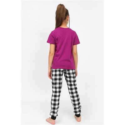 Пижама с брюками 91241 для девочки (футболка, брюки) НАТАЛИ #885617