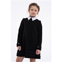 Черное школьное платье Mooriposh, модель 0154