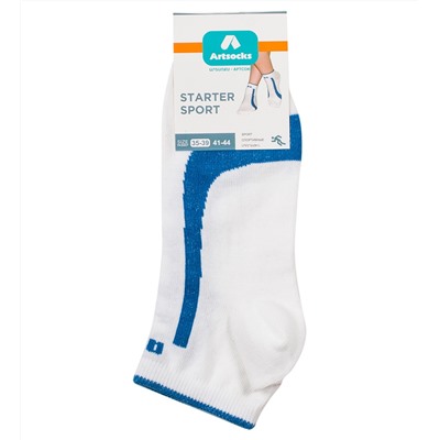 Носки спортивные Starter Sport ASS-0005 41-44 бело-синий (Artsocks)