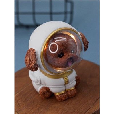 Ночник "Dog space suit", brown