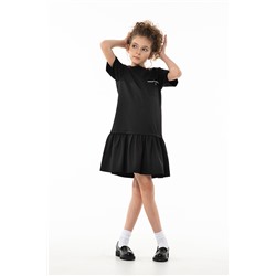 Черное школьное платье, модель 0170