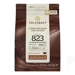 Молочный шоколад в галетах / каллетах / дропсах (33,6% какао),  2,5 кг (Callebaut)