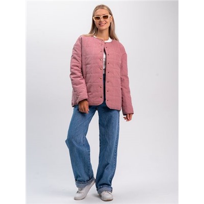 Куртка-пиджак "Гамма" серо-розовый