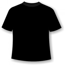 Детская футболка черная