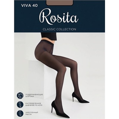 Колготки классические, Rosita, Viva 40 оптом