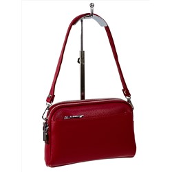 Женская сумка из искусственной кожи, цвет бордо