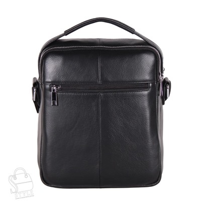 Сумка мужская кожаная 810-2BH black Heanbag в Новосибирске