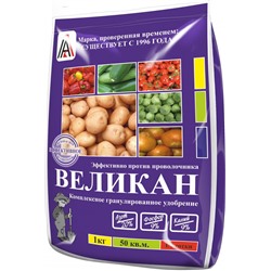 Великан (NPK 20-9-9) 1кг (1упак/25шт)