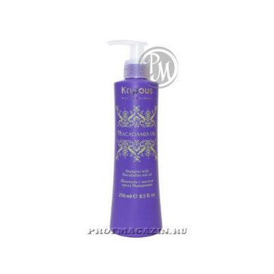 Kapous macadamia oil шампунь для волос с маслом макадамии 250мл*