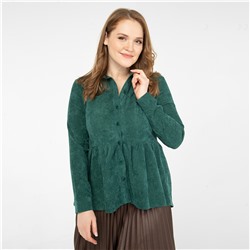 Блуза, трикотаж, зеленый