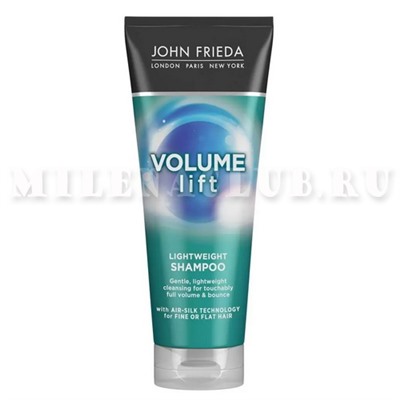 John Frieda Luxurious Volume Lift Легкий Шампунь для создания естественного объема волос 250 мл