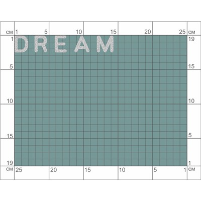 03-101 Термотрансфер надпись Dream (мечтай), серебро 2,5х13,8см