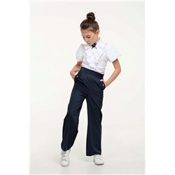 Синие брюки для девочки, модель 0425